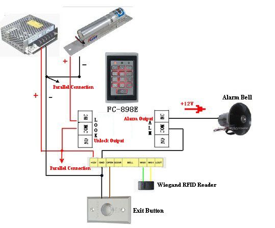 FC-898E Access Controller Connection Diagram FC-898E Access Controller Connection Diagram