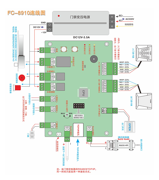 單門門禁2024熱播短劇電視劇器連線圖 單門門禁2024熱播短劇電視劇器連線圖